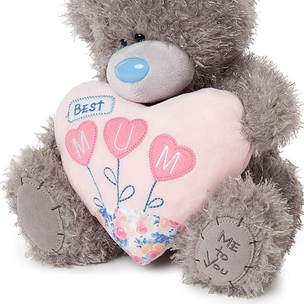 10" Best Mum Padded Heart Me to You Bear Extra Image 1